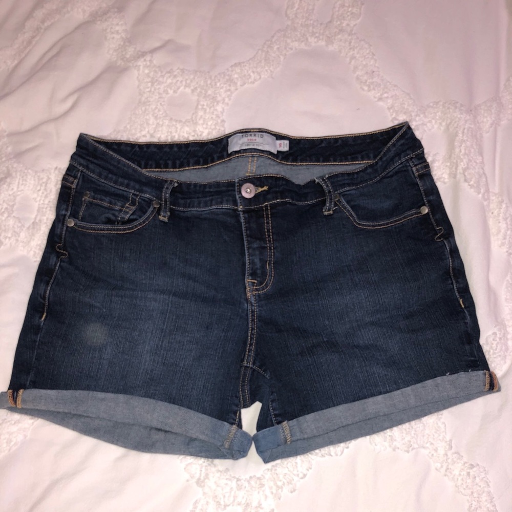 Dark Wash Jean shorts